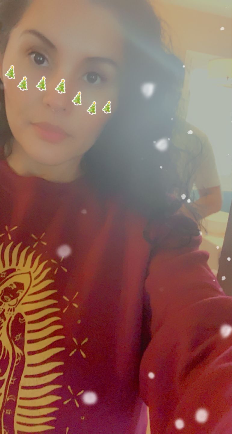 Customer photo review of Virgencita Protection Sweatshirt