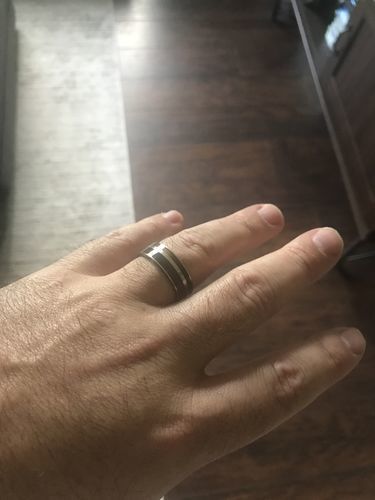 Customer photo review of American Walnut in Titanium