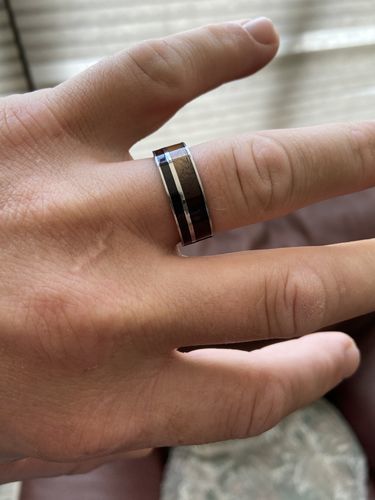 Customer photo review of American Walnut in Titanium