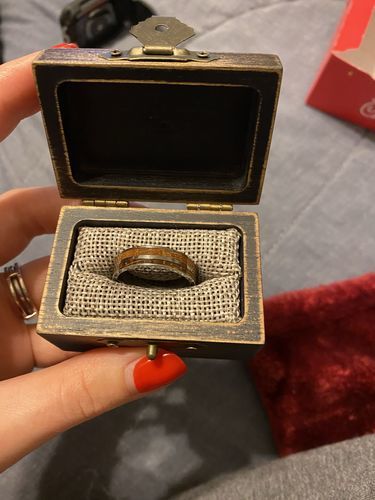 Customer photo review of Whiskey Barrel in Titanium