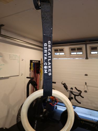 Customer photo review of Wooden Rings with Straps