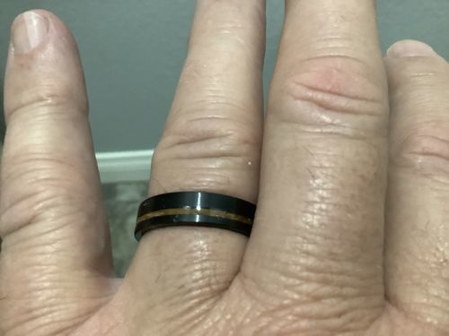 Customer photo review of Whiskey Barrel in Tungsten