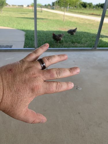 Customer photo review of Ironwood in Hammered Tungsten