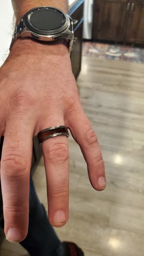 Customer photo review of Ironwood in Hammered Tungsten