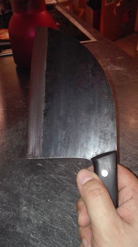 Customer photo review of Handgeschmiedetes Kochmesser - Serbian Style