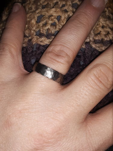 Customer photo review of Cold Hammered Titanium