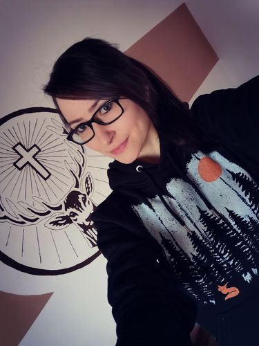 Customer photo review of FUCHS IM WALD - BIO  - Unisex Hoody (PREMIUM)