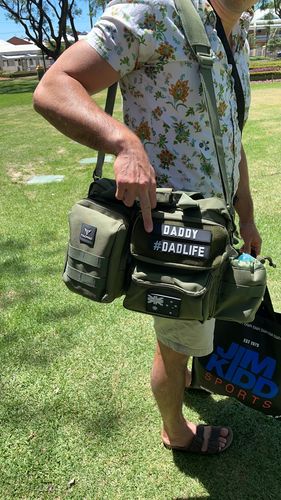 Customer photo review of Tacpac 'Recon 2.0' Hunter Green Nappy Bag Set
