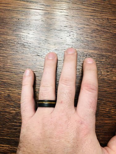 Customer photo review of Whiskey Barrel in Tungsten
