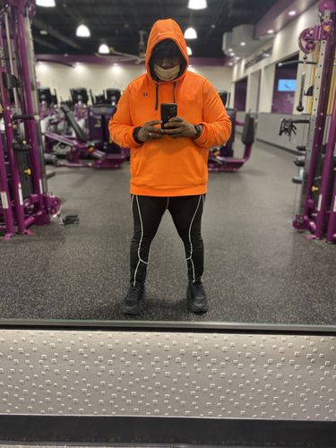Customer photo review of Men's Blackout Compression Pants