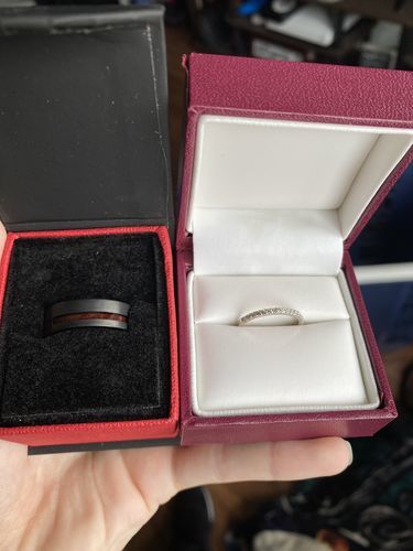Customer photo review of California Redwood in Tungsten