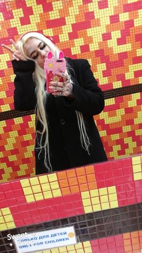 Customer photo review of Virgin U Tip Human Hair Extension #60 Platinum Blonde (#60)