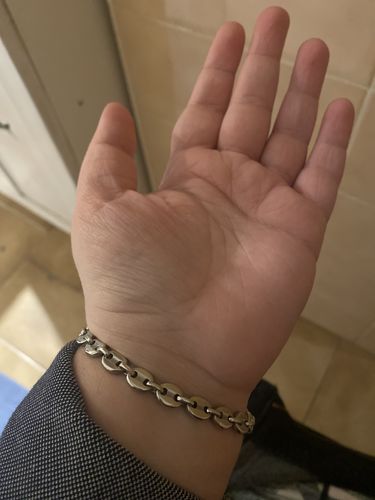 Customer photo review of BRACELET GRAINE DE CAFÉ. - 7/9/11MM