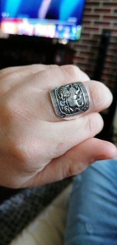 Customer photo review of Bague Dragon<br> Qilin