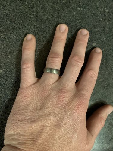 Customer photo review of Cold Hammered Titanium