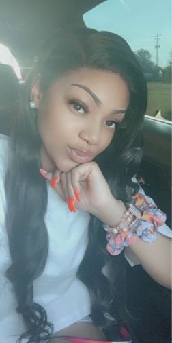 Customer photo review of Full Shine Sew In Hair Weft Bundles 100% Remy Human Hair Jet Black (#1)
