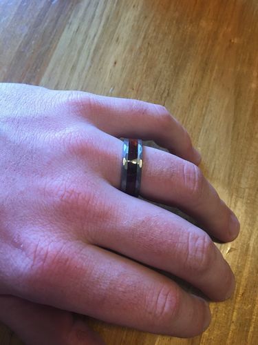 Customer photo review of Ironwood in Hammered Tungsten