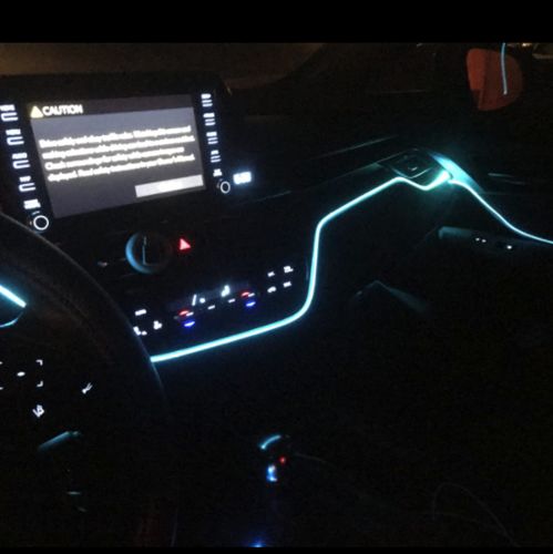 Customer photo review of FIBERGLOW AMBIENT LIGHTING KIT | Vespani