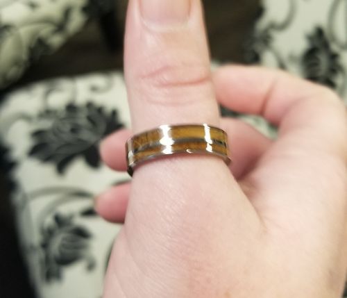 Customer photo review of Whiskey Barrel in Titanium