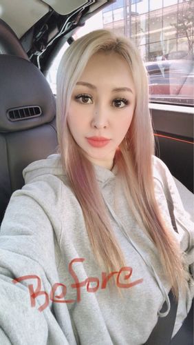 Customer photo review of 50g Virgin Hair Pu Weft Natural 100% Real Sew In Pu Weft Human Hair Bundles(#60)