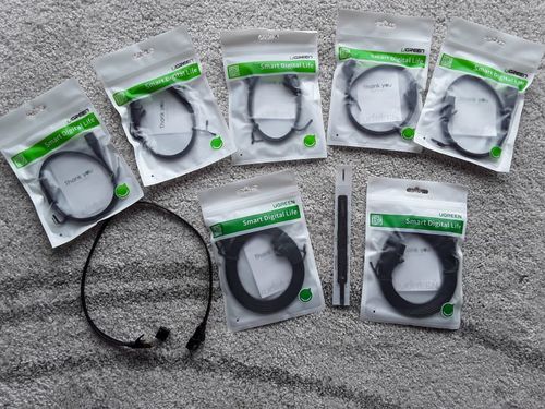 Customer photo review of Cable Ethernet RJ45 Cat7 pour réseau Haut Débit 10 Gbps