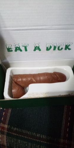 Customer photo review of Eat a Dick - The Christmas Dick