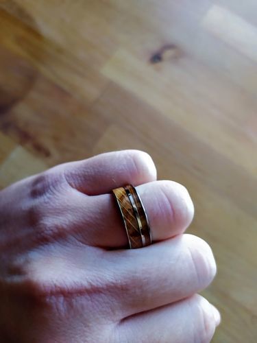 Customer photo review of Whiskey Barrel in Titanium