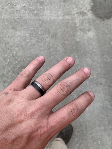 Customer photo review of Brutalist Ring