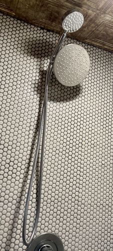 Customer photo review of 1-Spray Dual Shower Head Set