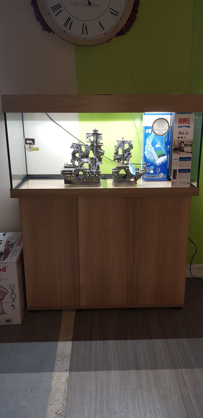Customer photo review of Aquarium Rio 180 LED Chêne Équipé JUWEL - 180L