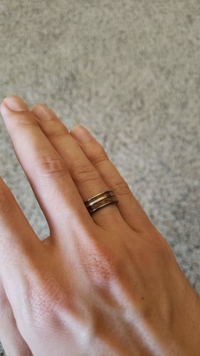 Customer photo review of Whiskey Barrel in Titanium