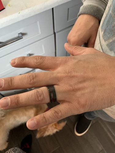 Customer photo review of California Redwood in Tungsten