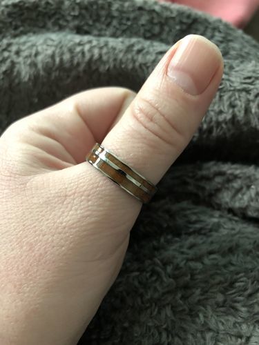 Customer photo review of Whiskey Barrel in Titanium