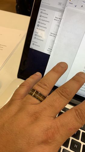 Customer photo review of Whiskey Barrel, Antler & Black Ceramic