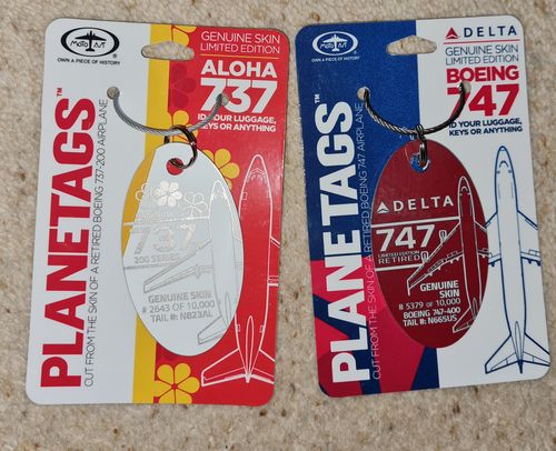 Customer photo review of DELTA AIR LINES 747-451 - PLANETAG - TAIL #N665US - RARE