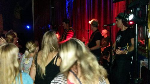 Customer photo review of Cavani Navy Tweed Brogues