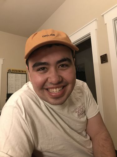 Customer photo review of Big Dad Hat, Orange
