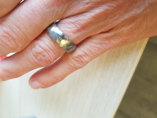 Customer photo review of Cold Hammered Titanium