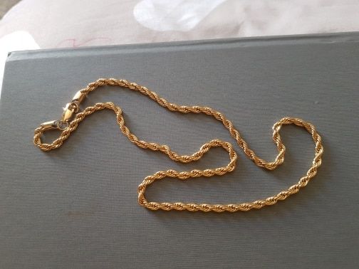 Customer photo review of MUSE CZ INITIAL NECKLACE