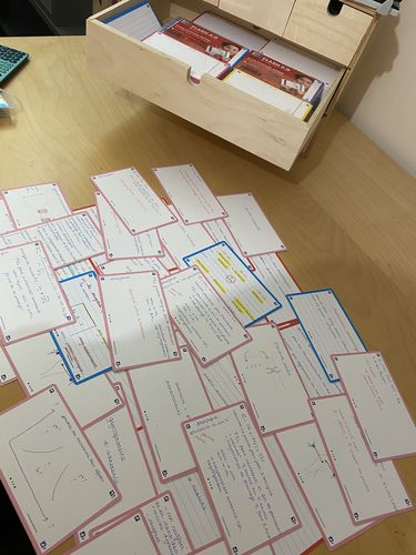 Avis photo d'un client sur Flashcards FLASH 2.0 OXFORD # 80 cartes 7,5 x 12,5 cm - ligné
