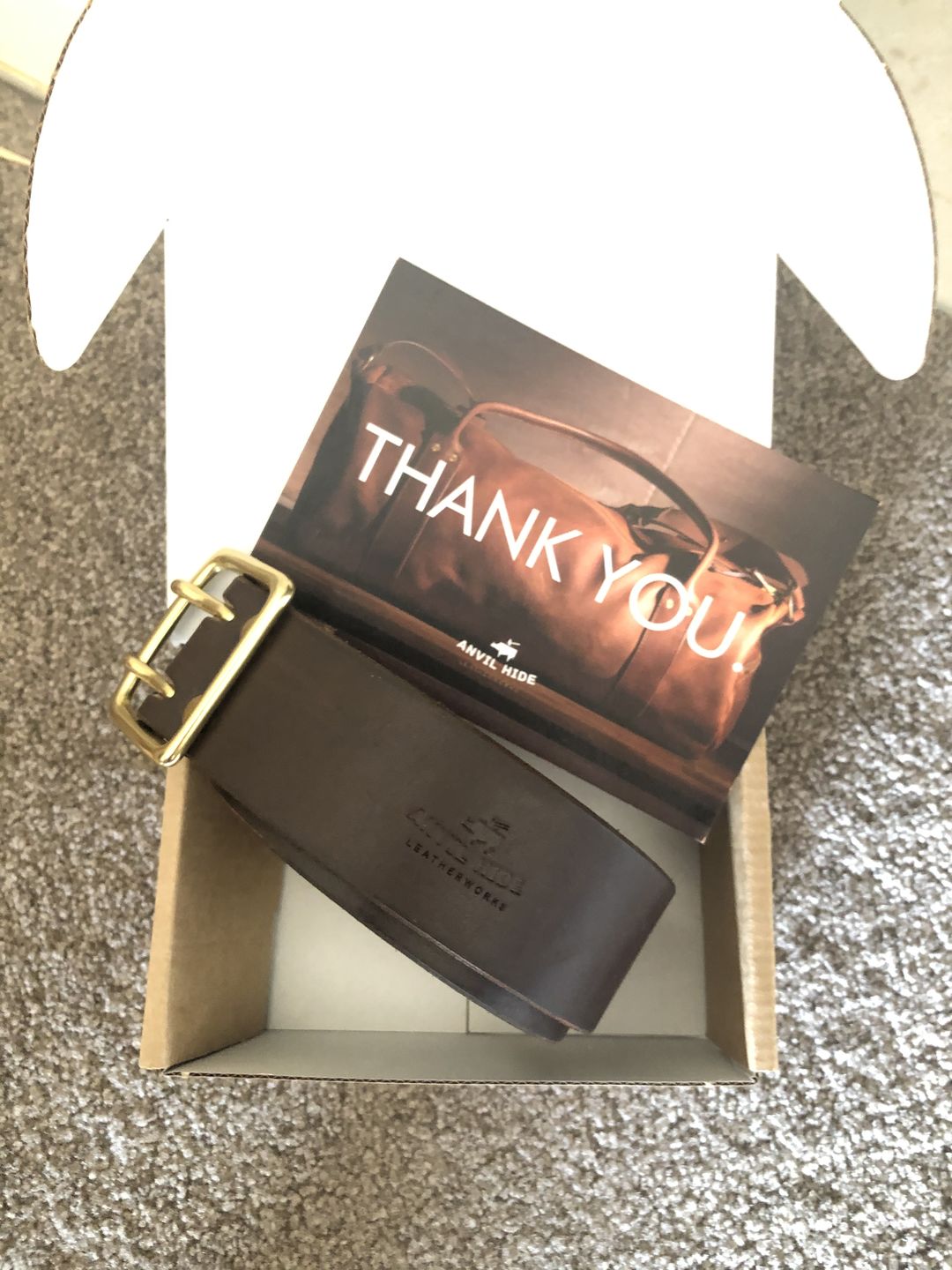 Customer photo review of The Wide Belt
