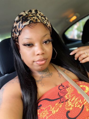 Customer photo review of Full Shine Sew In Hair Weft Bundles 100% Remy Human Hair Jet Black (#1)