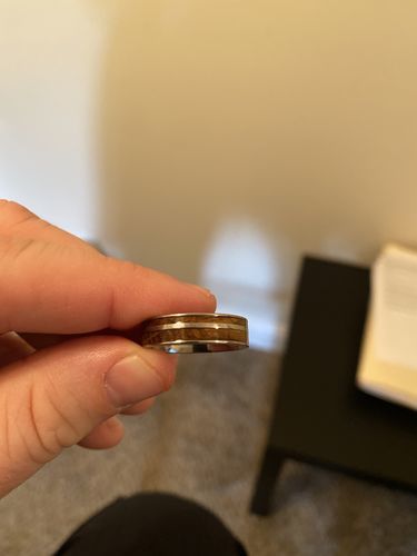 Customer photo review of Whiskey Barrel in Titanium