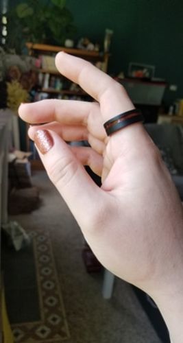 Customer photo review of California Redwood in Tungsten