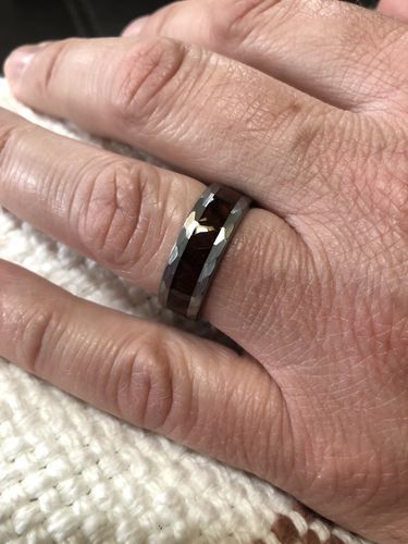 Customer photo review of Ironwood in Hammered Tungsten