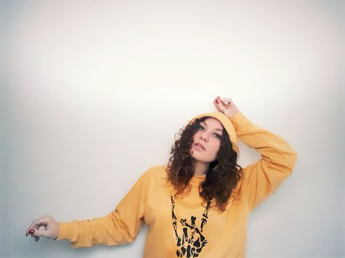 Customer photo review of 64 - Regret Crop Fitted Hoodie