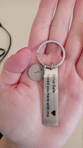 Customer photo review of Drive Safe Keychain