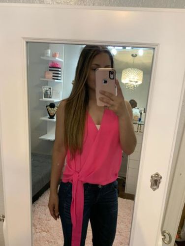 Customer photo review of 25g Tape in Hair Virgin Tape in Hair (#4/27/4)