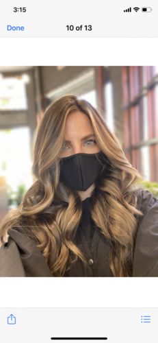 Customer photo review of Professional Molecular Repair Mist + Mask