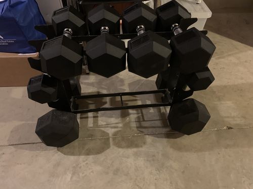 Customer photo review of Hex Head Dumbbell (singles)